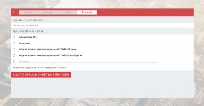 evacuatie